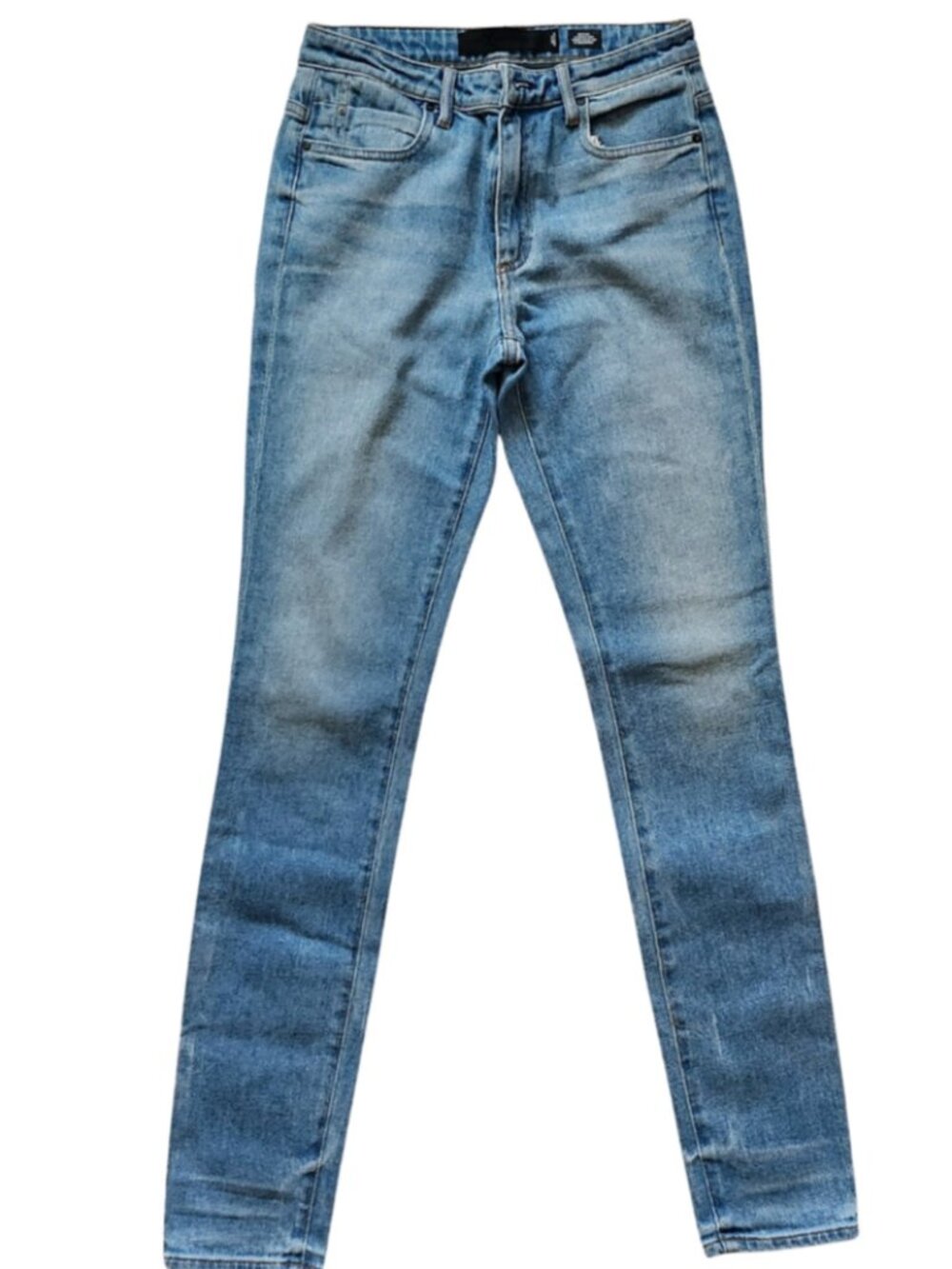 Alexander Wang Washed Denim Skinny Jean High Rise Women Size 26 Made in USA